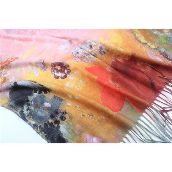 Soft Cashmere Feel Scarf For Women Winter Warm Scarves Large Shawl Wrap - Picture 4 of 5